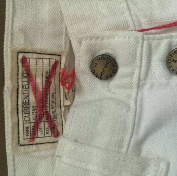 White denim skirt. - Picture 2 of 13